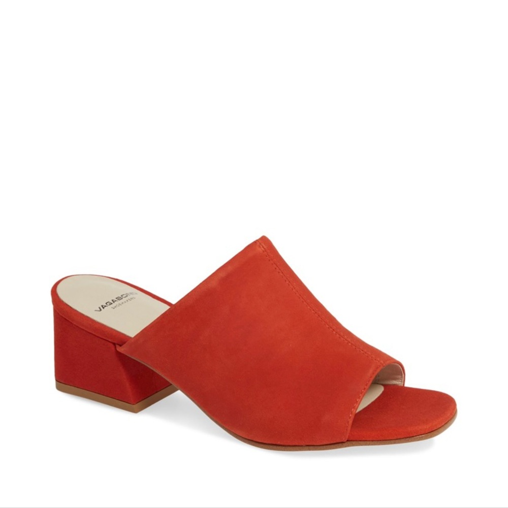 🔥🔥🧡🧡NORDSTORM VAGABOND FIREY ORANGE MULE SLIDE
